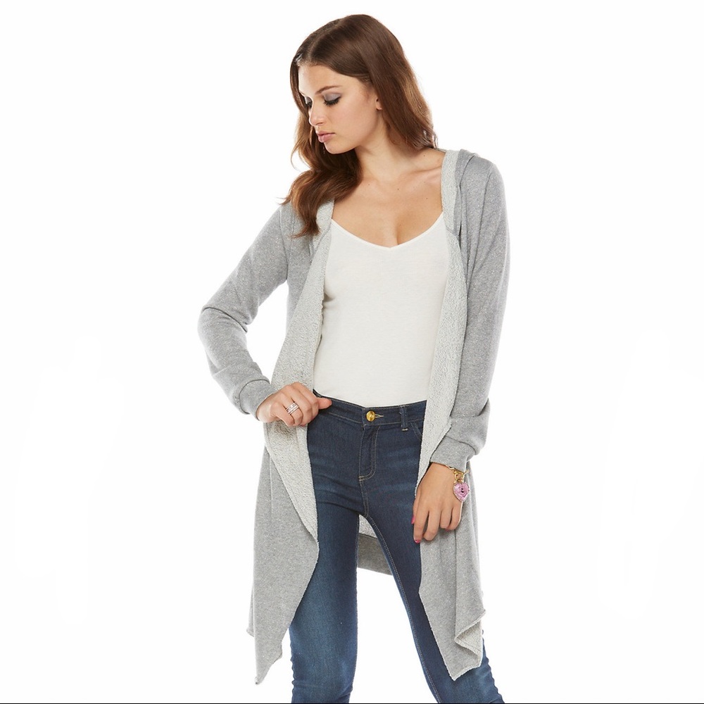 Juicy Couture Lurex French Terry Flyaway Hoodie